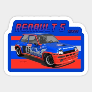 Renault 5 Turbo Group B Sticker